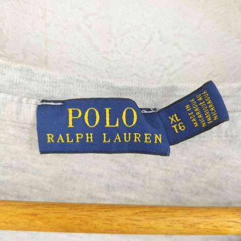 ポロラルフローレン POLO RALPH LAUREN ポニー刺繍 VネックTシャツ メンズ import:XL