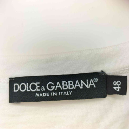 ドルチェアンドガッバーナ DOLCE&GABBANA ロゴ刺繍 S/S クルーネック Tシャツ メンズ EUR:48