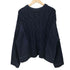 ザラ ZARA コントラスト ニット&デニム セーター レディース import:M