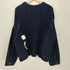 ザラ ZARA コントラスト ニット&デニム セーター レディース import:M