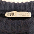 ザラ ZARA コントラスト ニット&デニム セーター レディース import:M