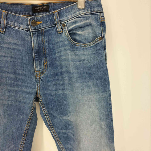 バナナリパブリック BANANA REPUBLIC STRAICHT FIT ジップフライ 5ポケット ストレート デニム パンツ メンズ 31×32