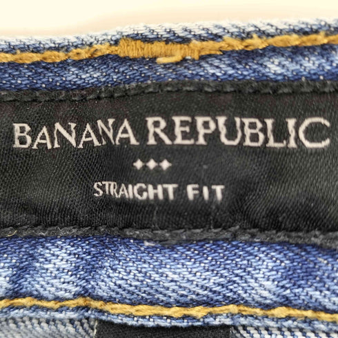 バナナリパブリック BANANA REPUBLIC STRAICHT FIT ジップフライ 5ポケット ストレート デニム パンツ メンズ 31×32