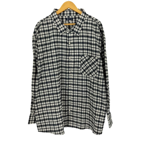 B&TCLUB ポリコットンL/Sチェックシャツ メンズ X4