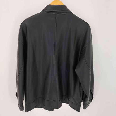 レイビームス Ray BEAMS 22AW フェイク レザー ブルゾン レディース