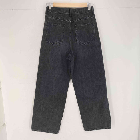 アズールバイマウジー AZUL by moussy ハイウエストワイドデニムパンツ レディース 27
