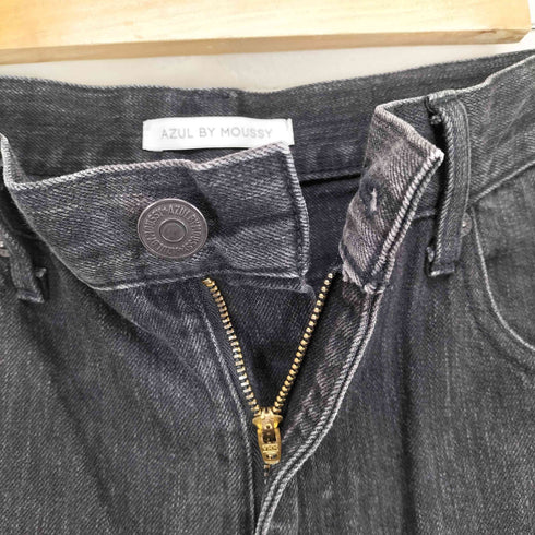アズールバイマウジー AZUL by moussy ハイウエストワイドデニムパンツ レディース 27