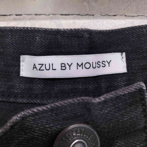 アズールバイマウジー AZUL by moussy ハイウエストワイドデニムパンツ レディース 27