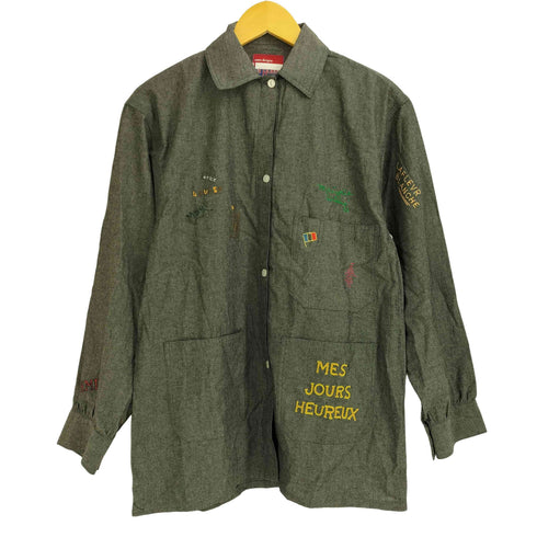 バビロン BABYLONE La Hutte 別注 24AW 刺繍シャツ レディース FREE