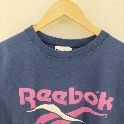 リーボック Reebok ロゴプリントクルーネックTシャツ メンズ