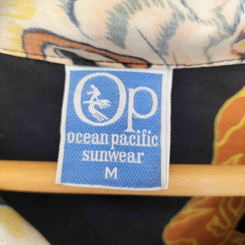 オーシャンパシフィック Ocean Pacific 70S 波タグ 虎 アロハシャツ メンズ import:M