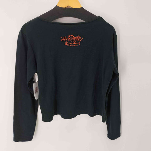 ハーレーダビッドソン HARLEY-DAVIDSON フレイムプリント変形L/Sカットソー レディース JPN:XL