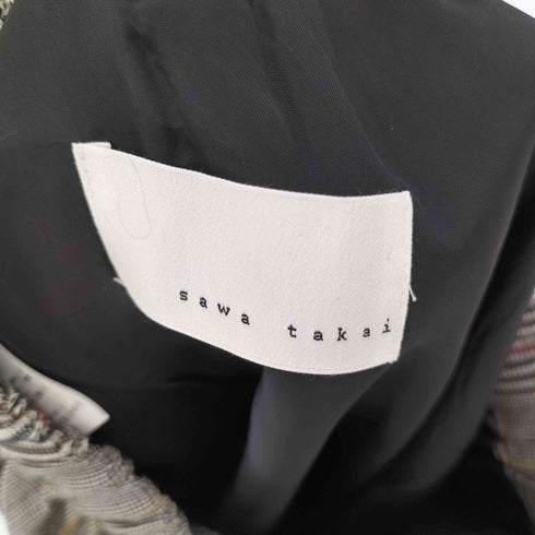 サワタカイ sawa takai PLAID グレンチェック イージーパンツ レディース JPN:XS