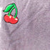 ステューシー Stussy Cherry Embroidered Purple T Shirt レディース import:M