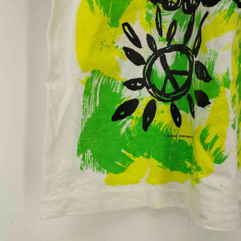GACHA 80s 袖&裾シングル SURFERS FOR REEDOM 1989 クルーネックTシャツ サーフ メンズ import:L