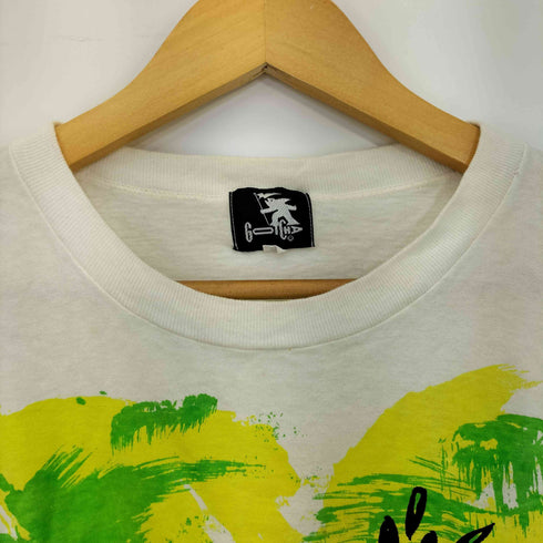 GACHA 80s 袖&裾シングル SURFERS FOR REEDOM 1989 クルーネックTシャツ サーフ メンズ import:L