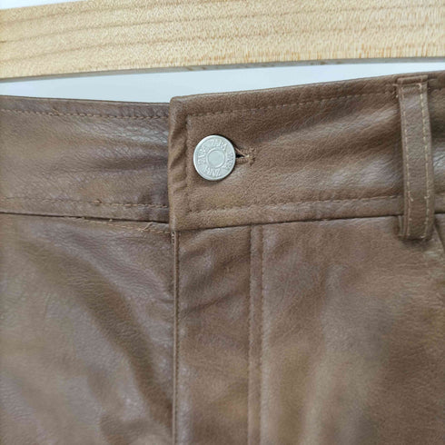 ザラ ZARA ヴィンテージライクフェイクレザーキュロット レディース JPN:M