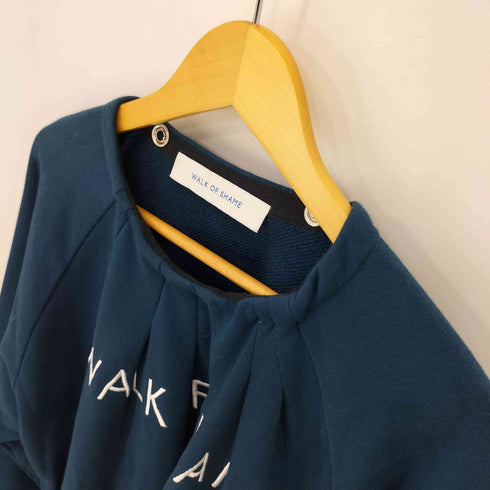 WALK OF SHAME } フロントタック クルーネックスウェット レディース EUR:40