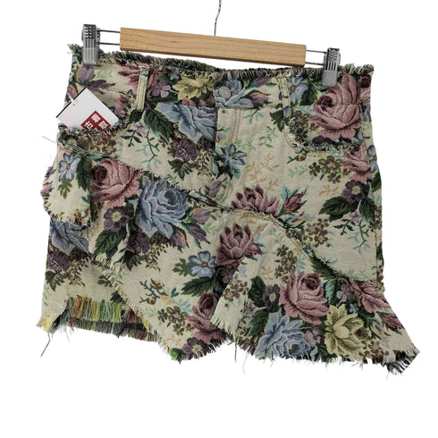 ザラ ZARA 総柄ツイードミニスカート レディース JPN:M