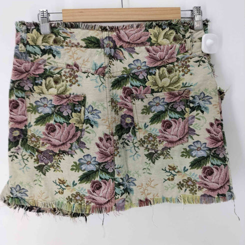 ザラ ZARA 総柄ツイードミニスカート レディース JPN:M