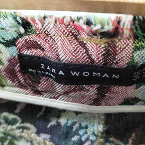ザラ ZARA 総柄ツイードミニスカート レディース JPN:M