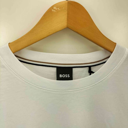 ヒューゴボス HUGO BOSS ロゴ 刺繍 S/S クルーネック Tシャツ メンズ import:M