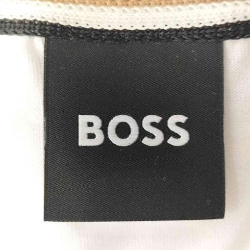 ヒューゴボス HUGO BOSS ロゴ 刺繍 S/S クルーネック Tシャツ メンズ import:M