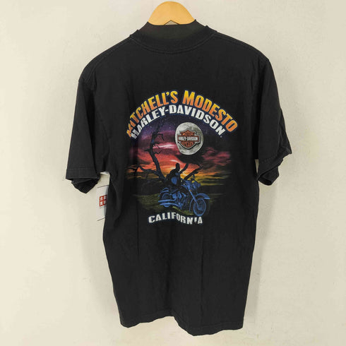 ハーレーダビッドソン HARLEY-DAVIDSON USA製 両面プリント クルーネックTシャツ メンズ import:L
