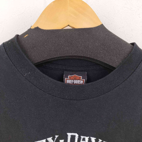 ハーレーダビッドソン HARLEY-DAVIDSON USA製 両面プリント クルーネックTシャツ メンズ import:L