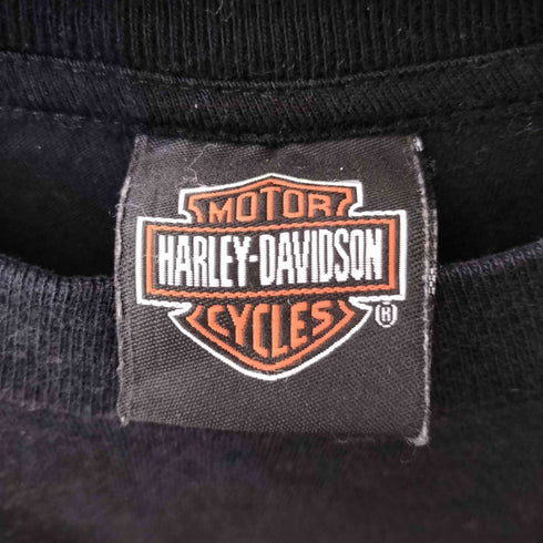 ハーレーダビッドソン HARLEY-DAVIDSON USA製 両面プリント クルーネックTシャツ メンズ import:L