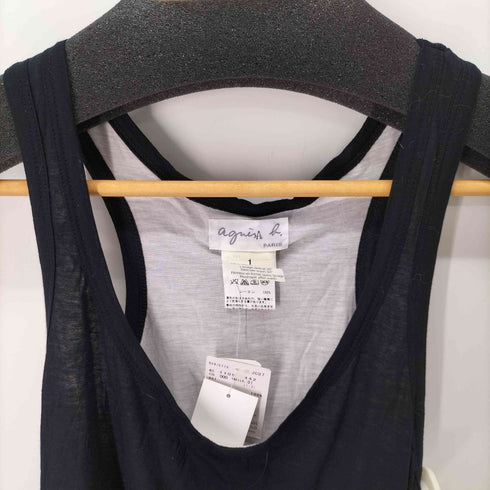 アニエスベー agnes b. PARIS ドッキングタンクトップ レディース JPN:1