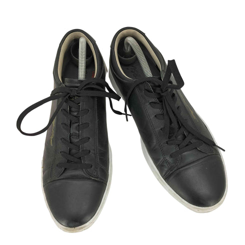 ステフノロッシ STEFANO ROSSI ALCE MAIDA アルチェ・メイダ NERO レザー スニーカー メンズ EUR:42