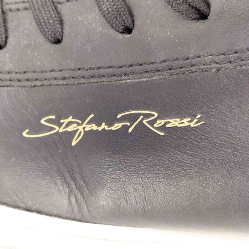 ステフノロッシ STEFANO ROSSI ALCE MAIDA アルチェ・メイダ NERO レザー スニーカー メンズ EUR:42