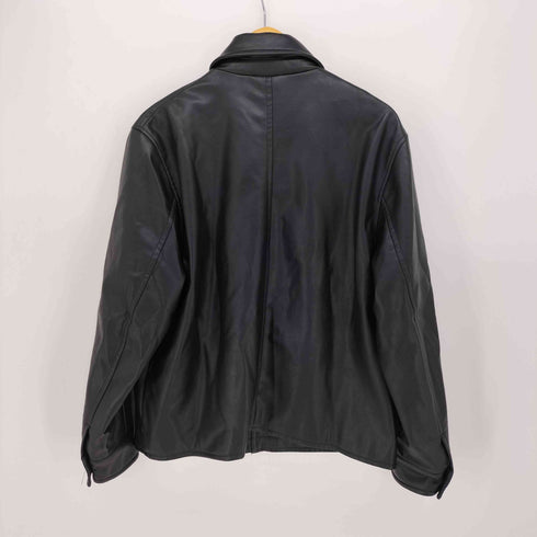 エイチアンドエム H&M フェイクレザー ジップアップジャケット メンズ import:L