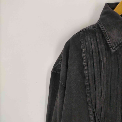 INTODUSK DENIM DRESS SHIRT WASHED BLACK メンズ JPN:M