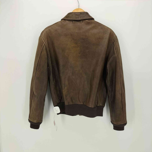 アヴィレックス AVIREX 70S USA製 SCOVILL社 GRIPPERジップ TYPE A-2 Flight Jaccket フライトジャケット メンズ US:36