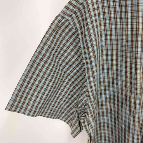 オベイ OBEY FRANK WOVEN ビッグサイズ S/S レギュラーカラー チェック シャツ メンズ import:L