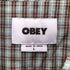 オベイ OBEY FRANK WOVEN ビッグサイズ S/S レギュラーカラー チェック シャツ メンズ import:L