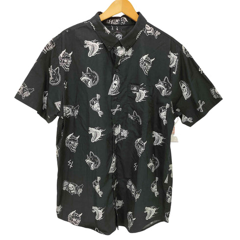 ラーキングクラス LURKING CLASS 総柄 ボタンダウン S/S シャツ メンズ JPN:L