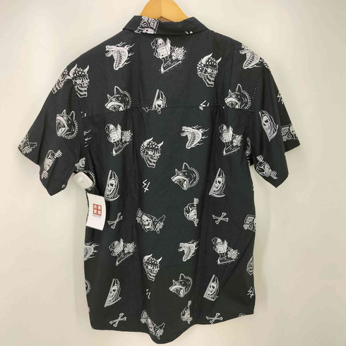 ラーキングクラス LURKING CLASS 総柄 ボタンダウン S/S シャツ メンズ JPN:L