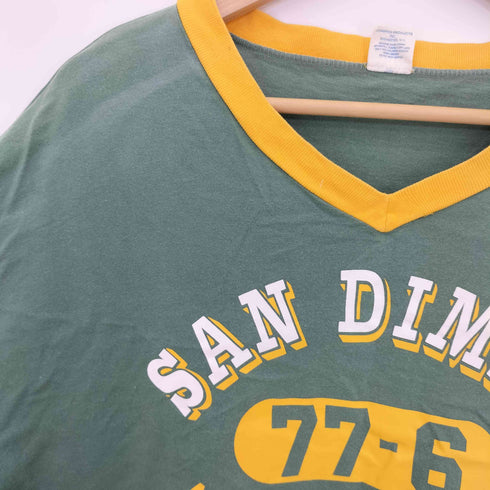 チャンピオン Champion SAN DIMAS ATHLETIC DEPT リンガーTシャツ メンズ import:XL
