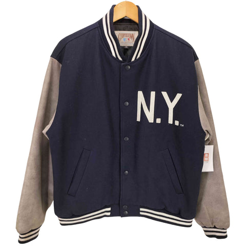 クーパーズタウン COOPERSTOWN 袖レザー スタジアム ジャケット スタジャン メンズ import:M