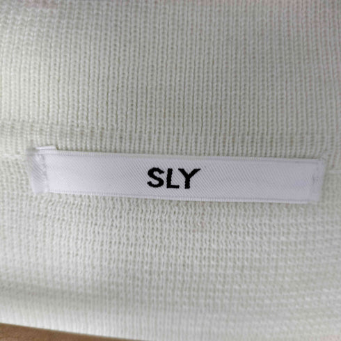 スライ SLY OLLAR KNIT S/OP COLLAR KNIT ショートワンピース レディース JPN:2