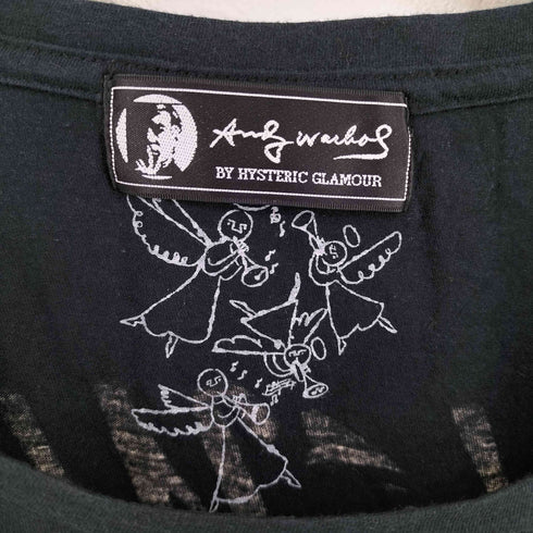 アンディウォーホル バイヒステリックグラマー andy warhol by HYSTERIC GLAMOUR BE IN LOVE W EDIE pt T-SH レディース FREE