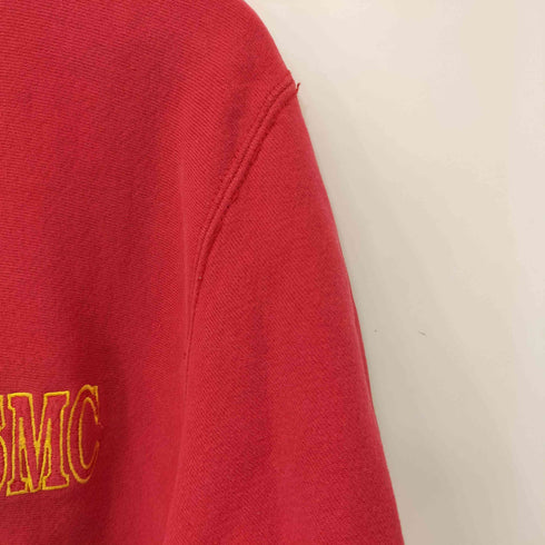 リー Lee 90s USA製 USMC 95COTTON 刺繍 クルーネックスウェット メンズ import:L