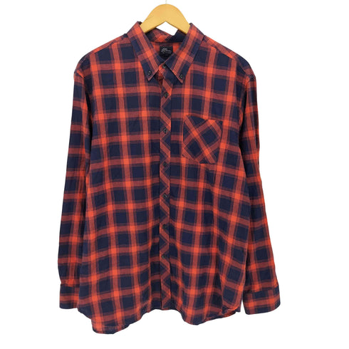 エルエルビーン L.L.Bean 筆記体タグ ボタンダウンチェックシャツ メンズ JPN:L