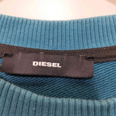 ディーゼル DIESEL Dロゴ ギャザー クルーネックトレーナー メンズ XXS