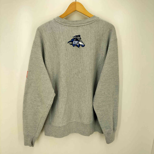 チャンピオン Champion 青タグ復刻 GSB ATHLETICS リバースウィーブ クルーネック スウェット メンズ import:M