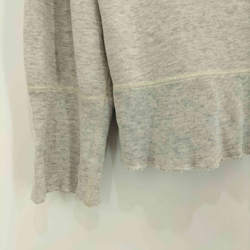 カルバンクラインジーンズ Calvin Klein Jeans ロゴプリント Vガゼット クルーネック スウェット カットオフ メンズ import:L
