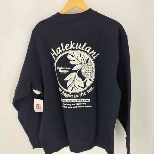 フララニハワイ Hulalani Hawaii 両面プリントスウェットプルオーバー メンズ import:XL